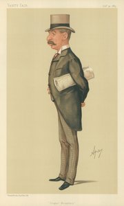 Mr Charles Thomson Ritchie, Sugar bounties, 31. oktober 1885, Vanity Fair tegneserie af Carlo Pellegrini