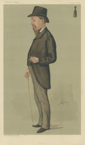 Joseph Henry Blackburne af Carlo Pellegrini