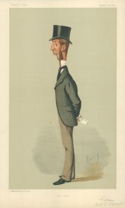 Rowland Winn, The lash, 29. august 1874, Vanity Fair-tegneserie af Carlo Pellegrini