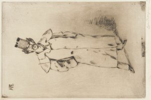 Portræt af Whistler af Carlo Pellegrini