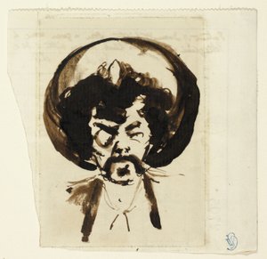 Portræt af Whistler af Carlo Pellegrini