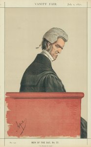 Sir John George Shaw-Lefevre, La Reyne le veult, 1. juli 1871, Vanity Fair tegneserie