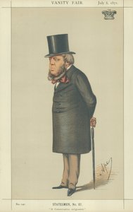 Hertugen af Marlborough (farve litho) af Carlo Pellegrini