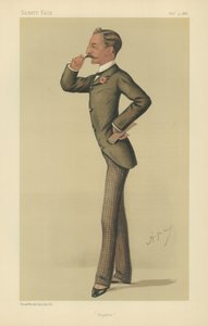 Den ærede Sidney Herbert (farve litho) af Carlo Pellegrini