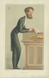 Den ærede Sir Michael Hicks Beach af Carlo Pellegrini