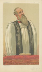 Den højre pastor John Charles Ryle, biskop af Liverpool, Liverpool, 26. marts 1881, Vanity Fair-tegneserie af Carlo Pellegrini