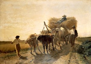 Harvest, af Carlo Pittara (1836-1890)
