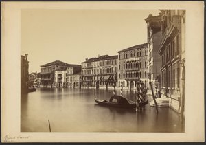 Canal Grande fra Palazzo Grimani til S. Polo af Carlo Ponti