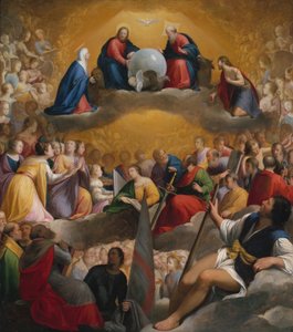 Paradise, ca. 1598 (olie på kobber) af Carlo Saraceni