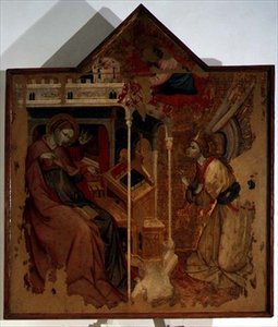 Bebudelse (tempera på panel) af Carlo da Camerino