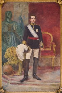 Hans Majestæt Kong Alfonso XIII af Carlos Angel Diaz Huertas