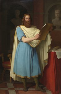 Alarik II, vestgotisk konge, 1856 af Carlos María Esquivel y Rivas