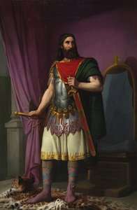 Egica, vestgoternes konge, 1853 af Carlos María Esquivel y Rivas