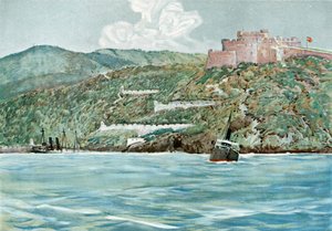 Indgangen til Santiago Havn, 7. juli 1898