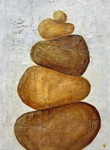 Stablede Zen-sten af Carolina Gårdheim