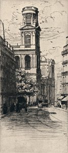 St Sulpice-kirken, 1915 af Caroline Helena Armington