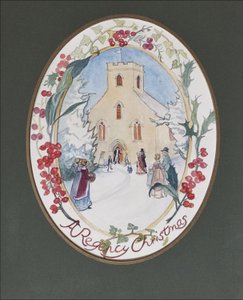 Regency Christmas, 2008 (wc på papir) af Caroline Hervey Bathurst