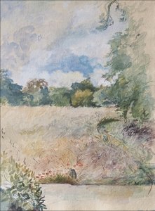 Sommer, 2007 (pastel & wc på papir) af Caroline Hervey Bathurst