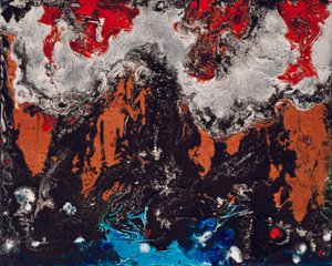 Rhapsody Of The Elements, 2012 (akryl og gouache på lærred)