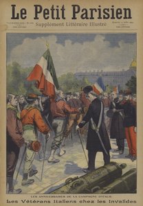 Årsdagen for den italienske kampagne: Italienske veteraner besøger Les Invalides i Paris