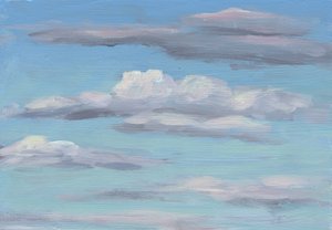 Fredfyldt blå himmel