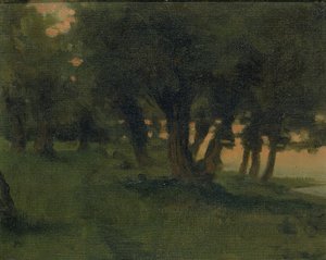 På bredden af Rhinen, nær St. Germain ved Mont d