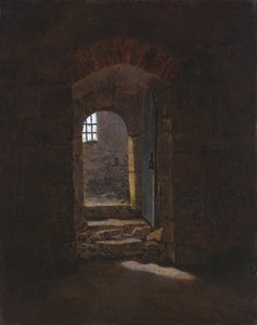 Døråbning i Meissen, 1827 af Caspar David Friedrich