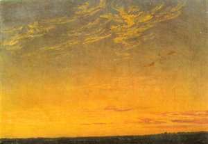 Aften af Caspar David Friedrich
