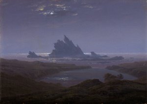 Klipperev ved stranden af Caspar David Friedrich