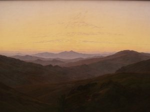 Tysk: Kæmpebjergene Kæmpebjergene af Caspar David Friedrich