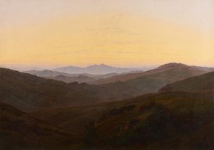 Tysk: Kæmpebjergene Kæmpebjergene af Caspar David Friedrich