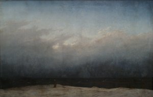 Tysk: Der Mönch am Meer Munken ved havet af Caspar David Friedrich