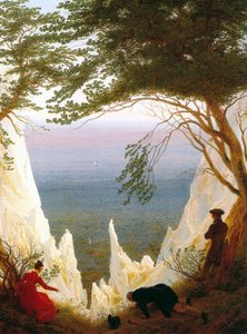 Tysk: Kreidefelsen auf Rügen Kridtklipper ved Rügen af Caspar David Friedrich