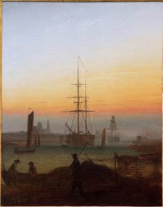 Greifswald havn af Caspar David Friedrich