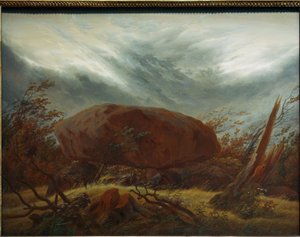 Megalitisk grav om efteråret af Caspar David Friedrich