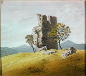 Turmruine af Caspar David Friedrich