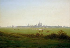 Enge nær Greifswald af Caspar David Friedrich