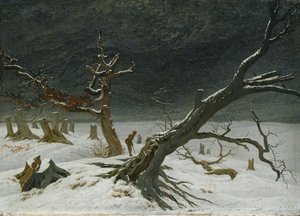 Vinterlandskab af Caspar David Friedrich