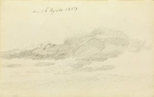 Undersøgelse af skyen af Caspar David Friedrich