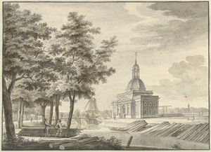 Udsigt over den nybyggede Muiderpoort, 1771
