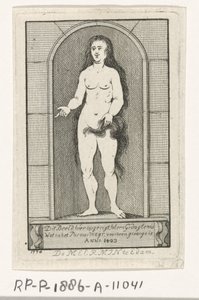 Niche med statuen af ​​en havfrue