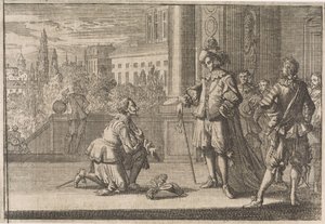Charles IV, hertug af Lorraine, knælende før Ludvig XIII, 1641