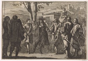 Kong Charles I af England bliver taget til fange af de engelske soldater, 1647