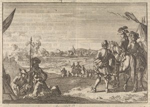 Indtog Nijmegen af ​​franskmændene, 1672 af Caspar Luyken