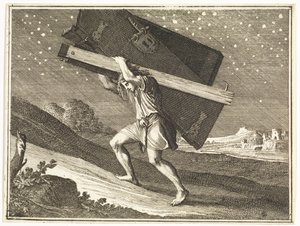 Samson bærer Gazas porte af Caspar Luyken