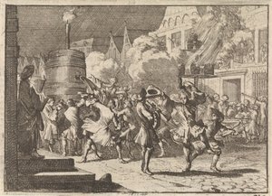 Glæde i Paris ved den falske rapport om William III