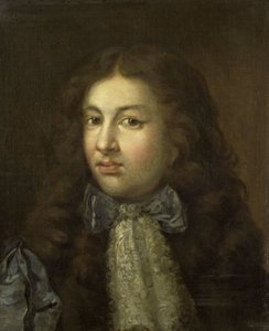Portræt af Thedoor Netscher (1661-1728), kunstnerens ældste søn af Caspar Netscher