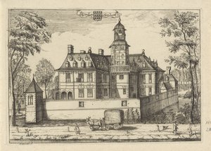 Huset Plettenburg i Jutphaas Plettenburg i Jutphaes (titel på objekt) af Caspar Specht