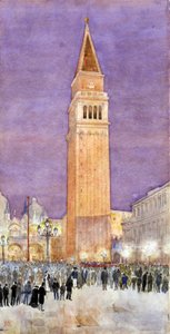 Klokketårn, Markuspladsen, Venedig, 1912.