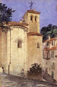 Kirken i Segovia, Spanien, 1920.